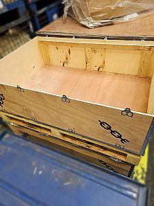 Dřevěné přepravní bedny